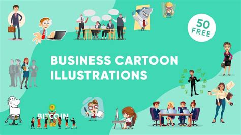 50 Free Business Cartoon Illustrations For Your .